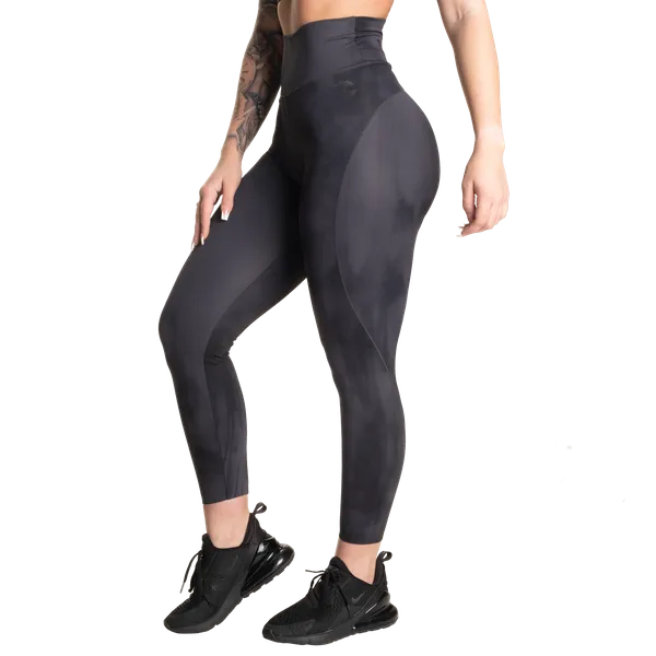 Better Bodies Højtaljede leggings/Træningstights, Mørkegrå grunge