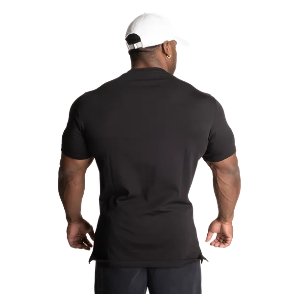 Better Bodies Basic Tapered T-shirt, Black/Grey