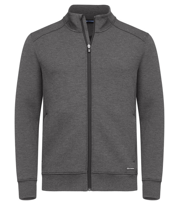 Cutter & Buck Pemberton Full Zip Cardigan Herr – Antracitmelerad