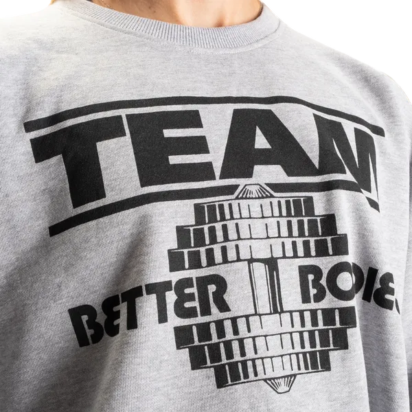 Better Bodies Highbridge Sweatshirt/Træningstrøje, Grå Melange