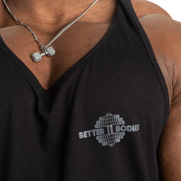 Better Bodies Essential T-back Linne, Black V2