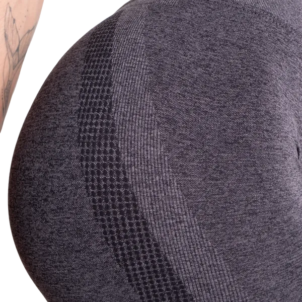 Better Bodies Curve Scrunch Leggings/Træningstights, Sort Melange