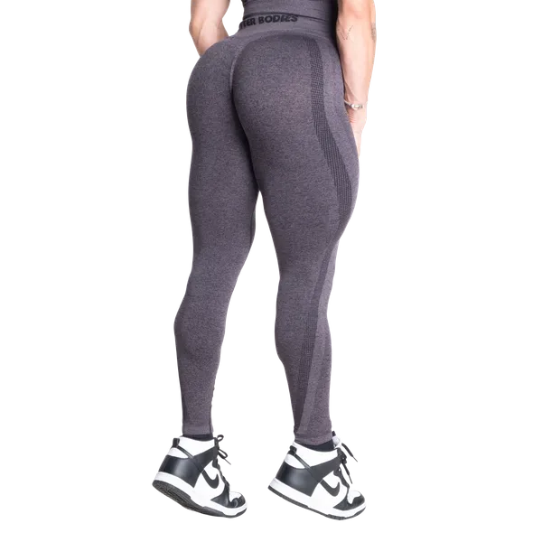 Better Bodies Curve Scrunch Leggings/Træningstights, Sort Melange