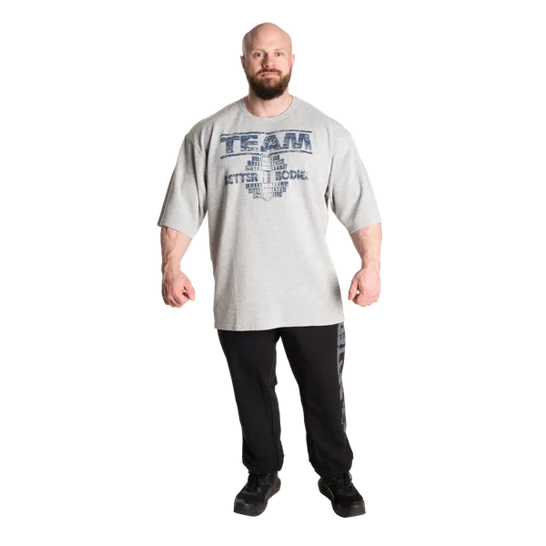 Better Bodies Team Iron Thermal T-shirt, Grey Melange