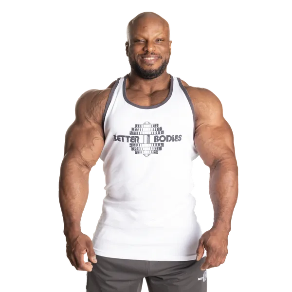Better Bodies Dumbbell T-back Linne, White