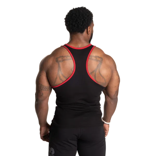 Better Bodies Dumbbell t-back Linne, Black/Red