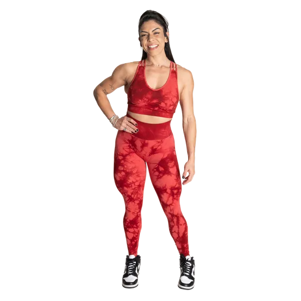 Better Bodies Entice sports-bh, Rød Tie Dye