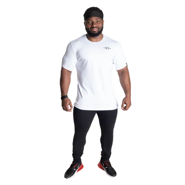 Better Bodies Gym Tapered T-shirt, Hvid