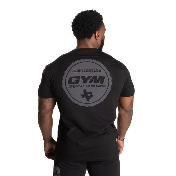 Better Bodies Destination Stan T-shirt, Black