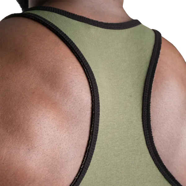 Better Bodies Dumbbell T-back Linne, Washed Green