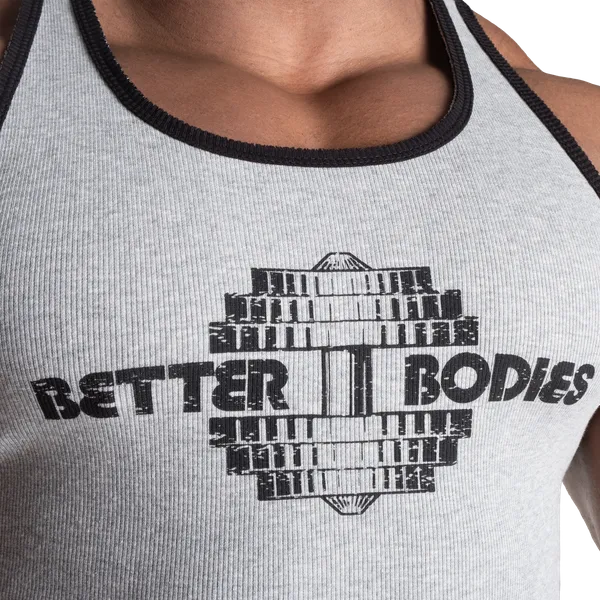 Better Bodies Dumbbell T-back Linne, Grey Melange
