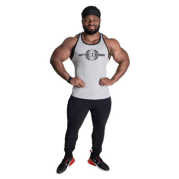 Better Bodies Dumbbell T-back Linne, Grey Melange
