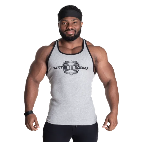 Better Bodies Dumbbell T-back Linne, Grey Melange