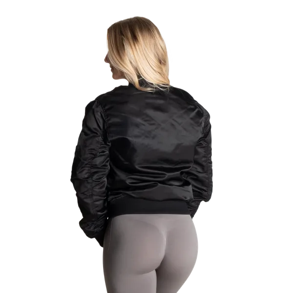 Better Bodies Utility Bomber Jacket, Black