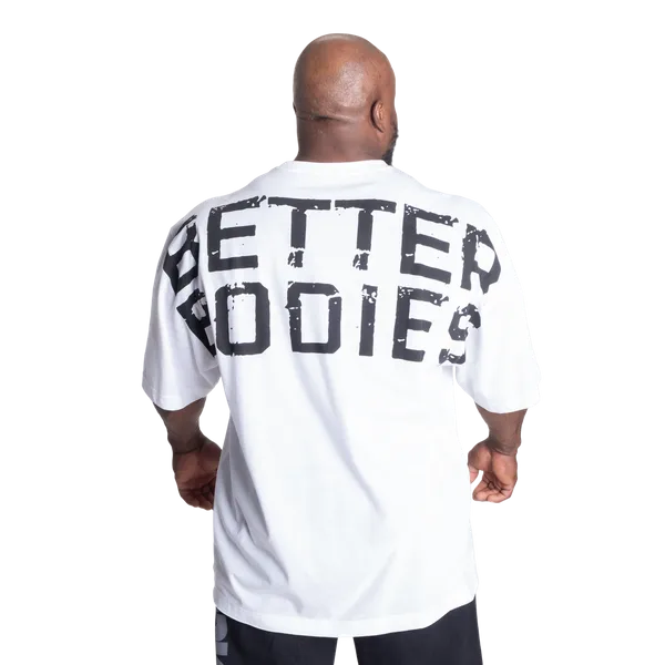 Better Bodies Skull Union Iron T-shirt, White