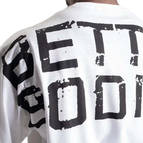 Better Bodies Skull Union Iron T-shirt, White