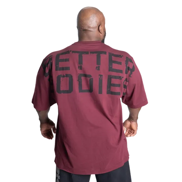 Better Bodies Skull Union Iron T-shirt, Rødbrun/Sort