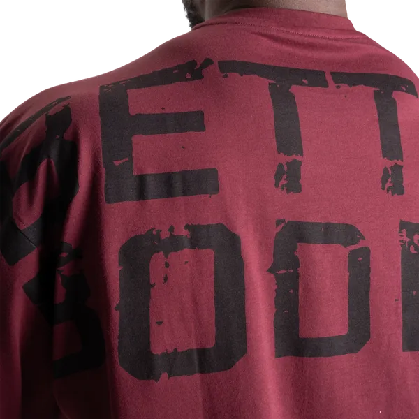 Better Bodies Skull Union Iron T-shirt, Rødbrun/Sort