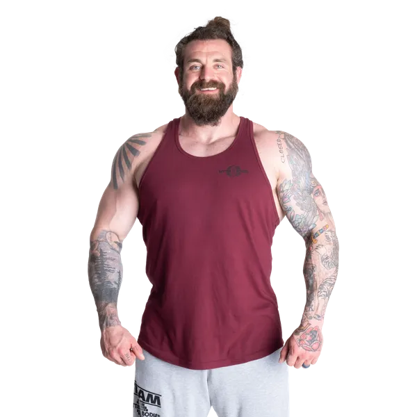 Better Bodies Essential T-back Tanktop, Rødbrun V2