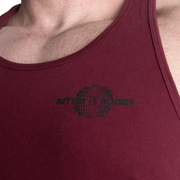 Better Bodies Essential T-back Tanktop, Rødbrun V2