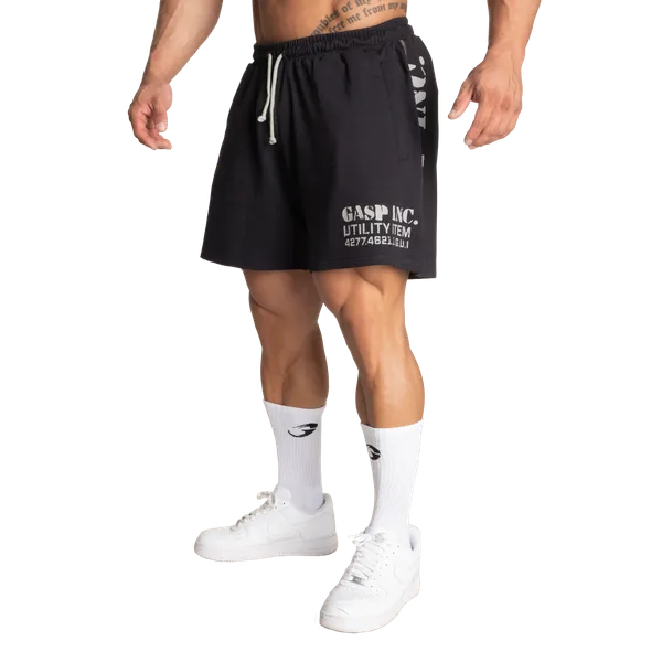 Gasp Thermo shorts/træningsshorts 6", Asfalt