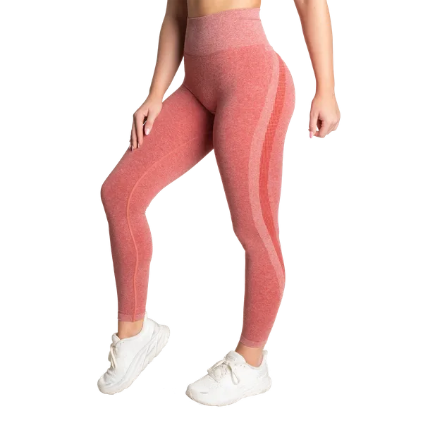 Better Bodies Curve Scrunch Leggings/Träningstights, Chili red melange