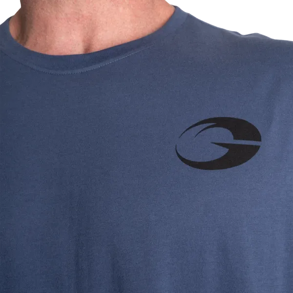 Gasp Division Iron T-shirt, Himmelblå