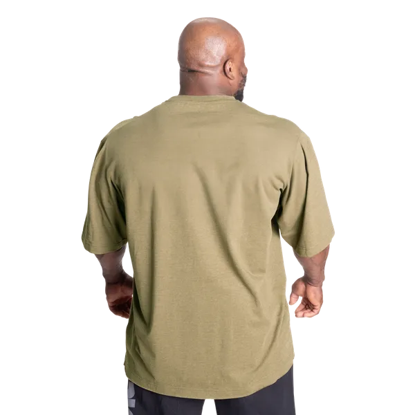Better Bodies Standard Iron T-shirt, Army Green Melange
