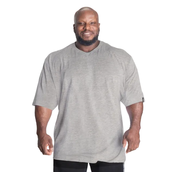 Better Bodies Standard Iron T-shirt, Light Grey Melange