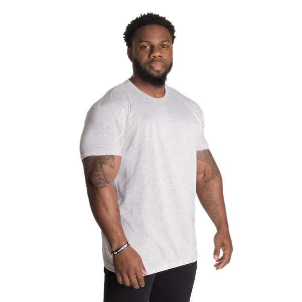 Better Bodies Standard T-shirt, Light Grey Melange
