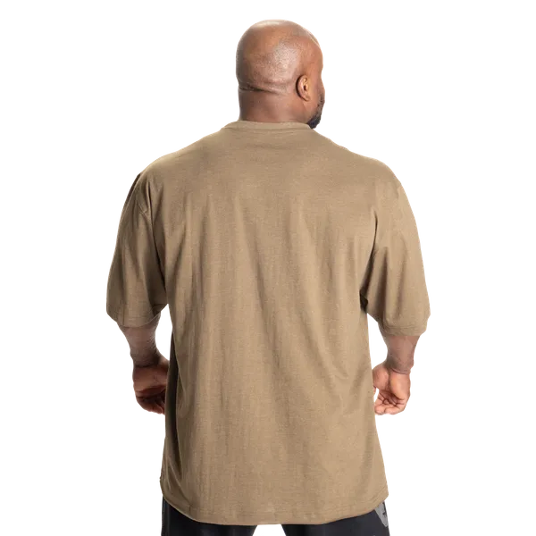 Better Bodies Team Pump Cover Iron T-shirt, Army Green Melange