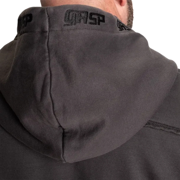 Gasp Pro Gym Zip Hoodie, Acid iron