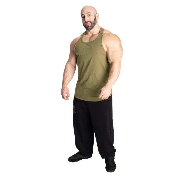 Better Bodies Standard Essential T-Back Linne, Army Green Melange