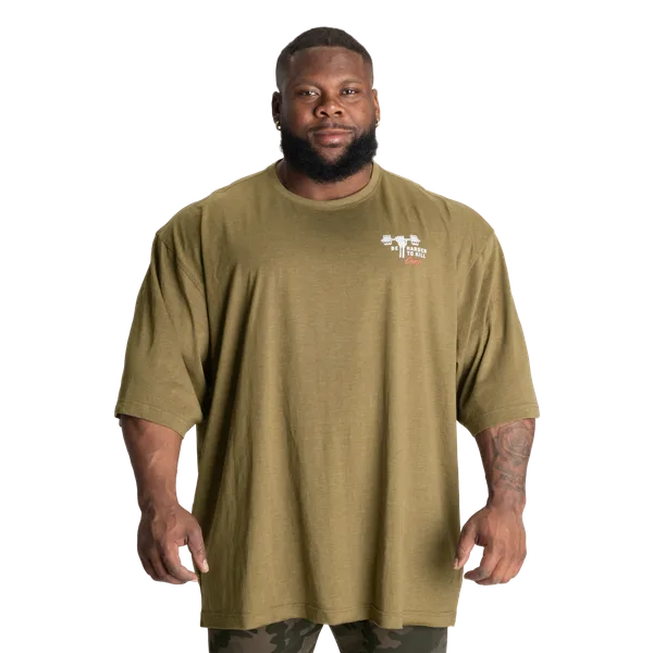 Gasp HTK Iron T-shirt, Armygrøn Melange