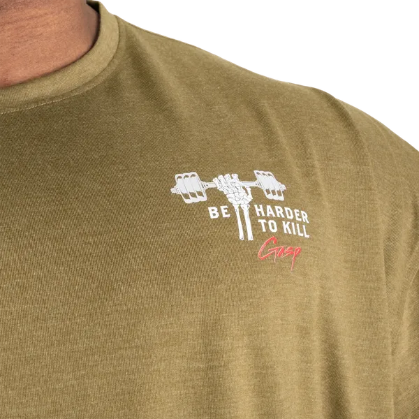 Gasp HTK Iron T-shirt, Armygrøn Melange
