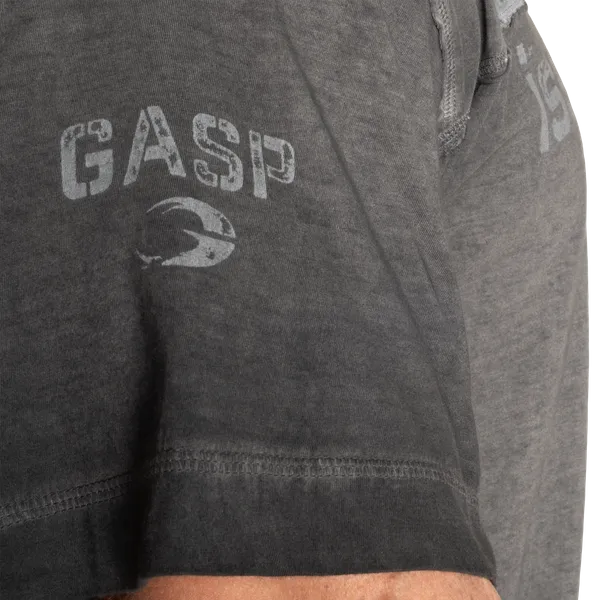 Gasp Yoke Original T-shirt, Vasket Sort
