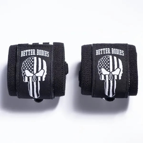 Better Bodies håndledsstøtter 18, Sort/Hvid