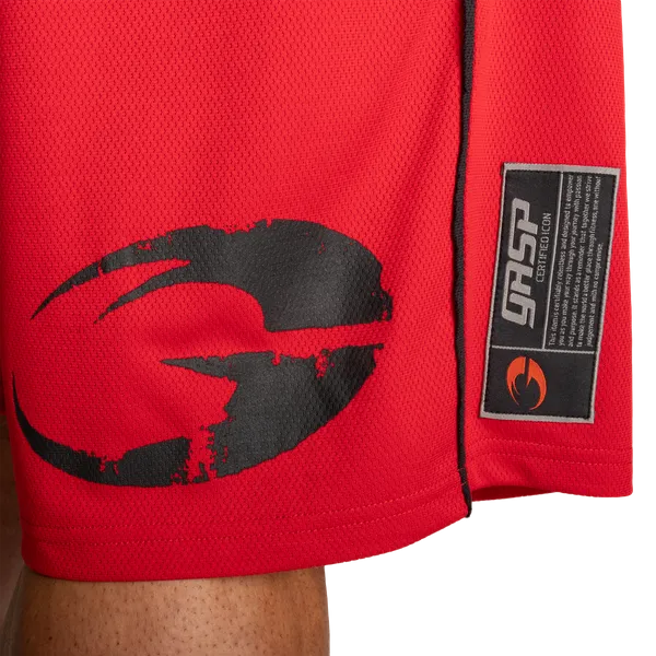 Gasp Pro mesh shorts/träningsshorts, Chili Red