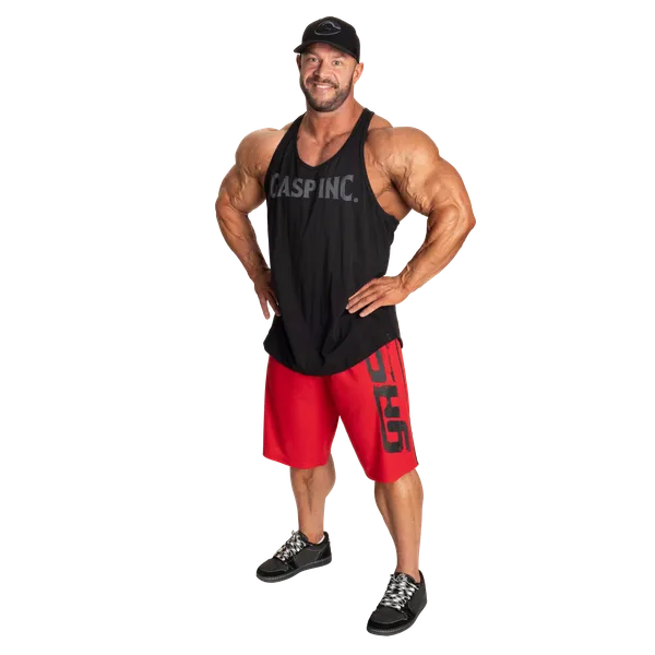 Gasp Pro mesh shorts/träningsshorts, Chili Red