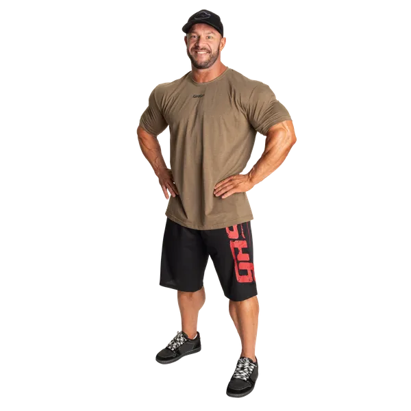 Gasp Pro mesh shorts/träningsshorts, Black/Red