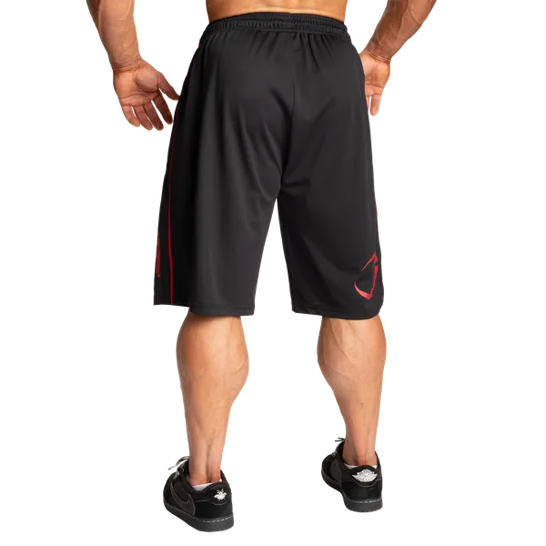 Gasp Pro mesh shorts/träningsshorts, Black/Red