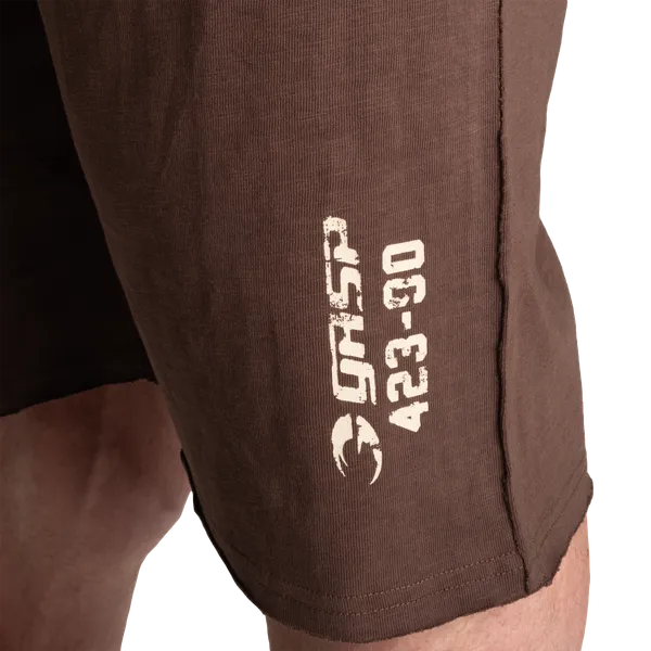 Gasp Throwback shorts/træningsshorts, Brun