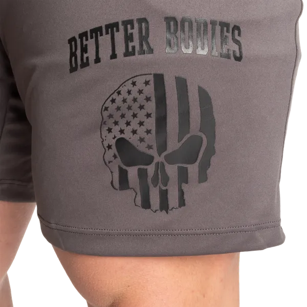 Better Bodies Skull Function Shorts/träningsshorts, Iron