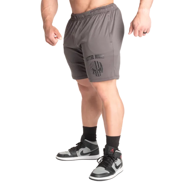 Better Bodies Skull Function Shorts/träningsshorts, Iron