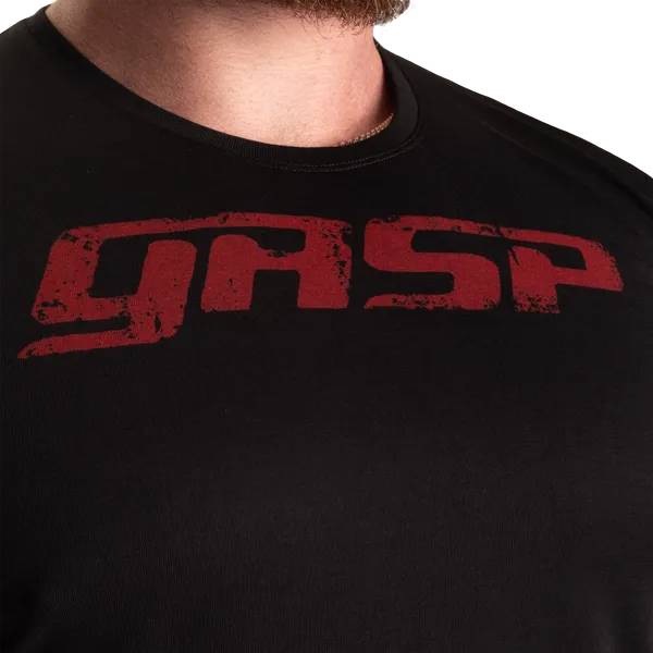 Gasp Legacy trænings-T-shirt, Sort/Rød