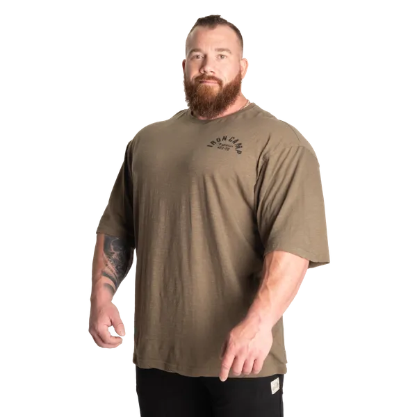 Gasp Slub Iron T-shirt, Washed Green