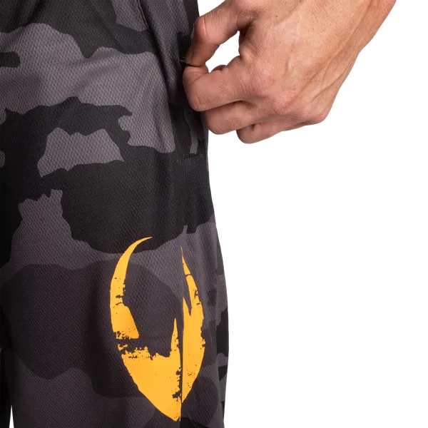 Gasp Original mesh-bukser/træningsbukser, mørk camo