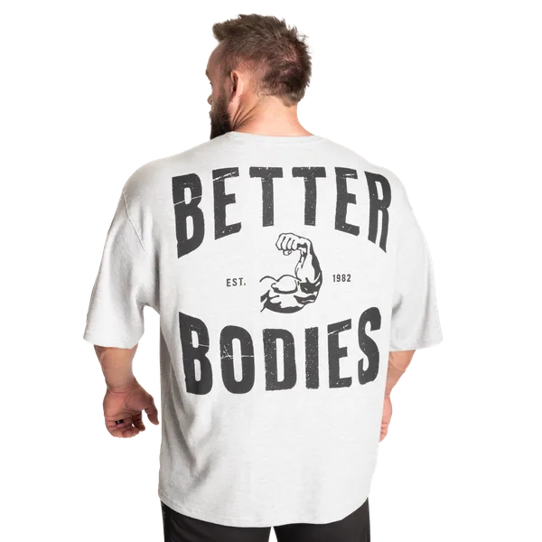 Better Bodies Muscle Iron Thermal T-shirt, Grey Melange