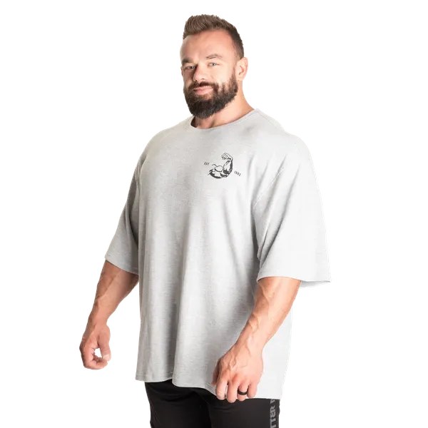 Better Bodies Muscle Iron Thermal T-shirt, Grey Melange