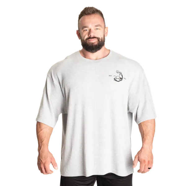 Better Bodies Muscle Iron Thermal T-shirt, Grey Melange